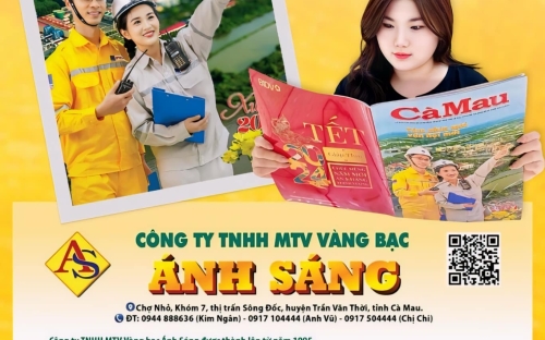 Tiệm Vàng Ánh Sáng Vinh Dự Xuất Hiện Trên Báo Xuân Cà Mau 2024 – Khẳng Định Vị Thế Thương Hiệu Kim Hoàn Uy Tín