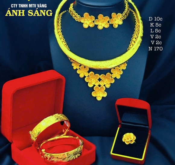 Bộ Trang Sức Cưới ASC114