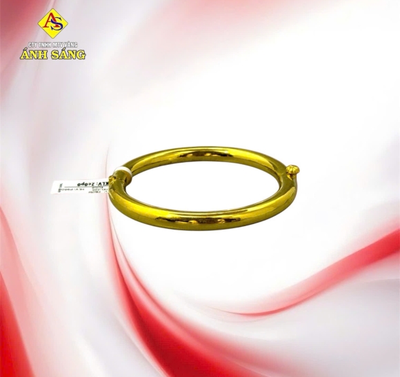 Vòng Tay Tròn Trơn Khóa 2C0 V960 AS201