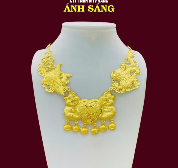 Dây Chuyền Cưới Con Heo ASJ001