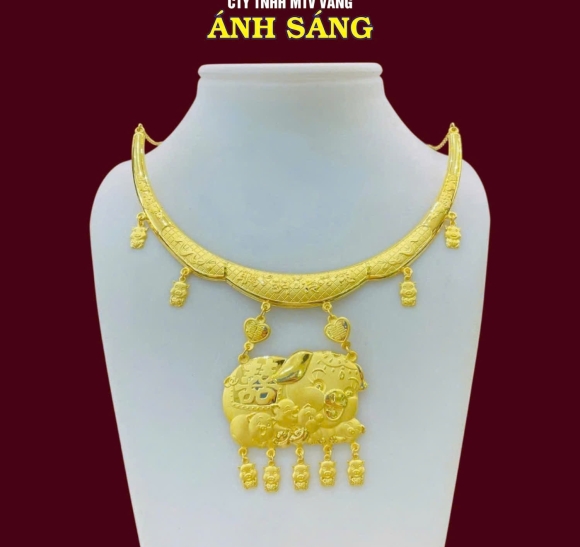 Dây Chuyền Cưới Con Heo ASJ004