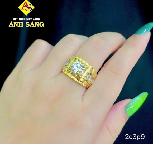 NHẪN XOÀN ĐÚC NAM ASJ239