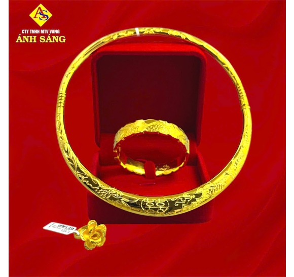 Bộ Trang Sức Cưới 3 Món 5chỉ 24K AS-B502