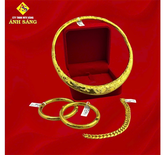 Bộ Trang Sức Cưới 4 Món 8C0 24K AS-B801